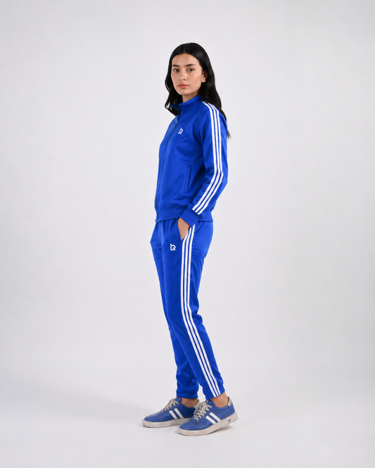 W-Elite Blue Tri Line Tracksuit