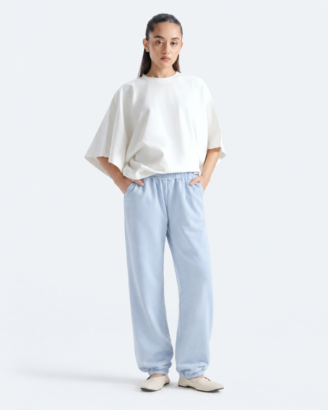 Relaxed Fleece Jogger - Powder Blue