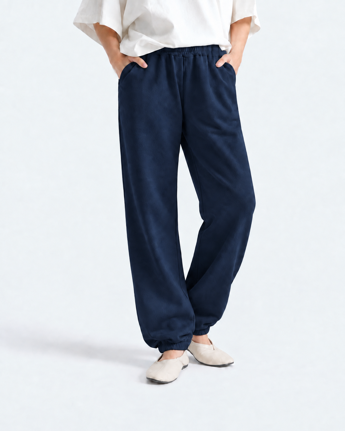Relaxed Fleece Jogger - Navy