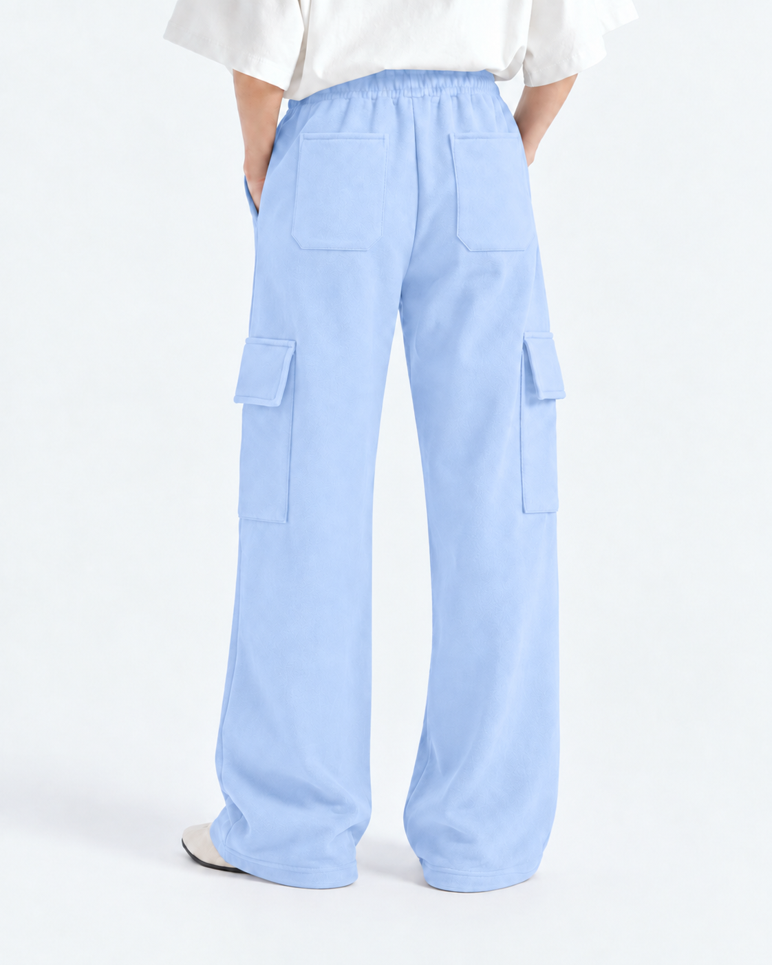 Utility Fleece Trouser - Powder Blue