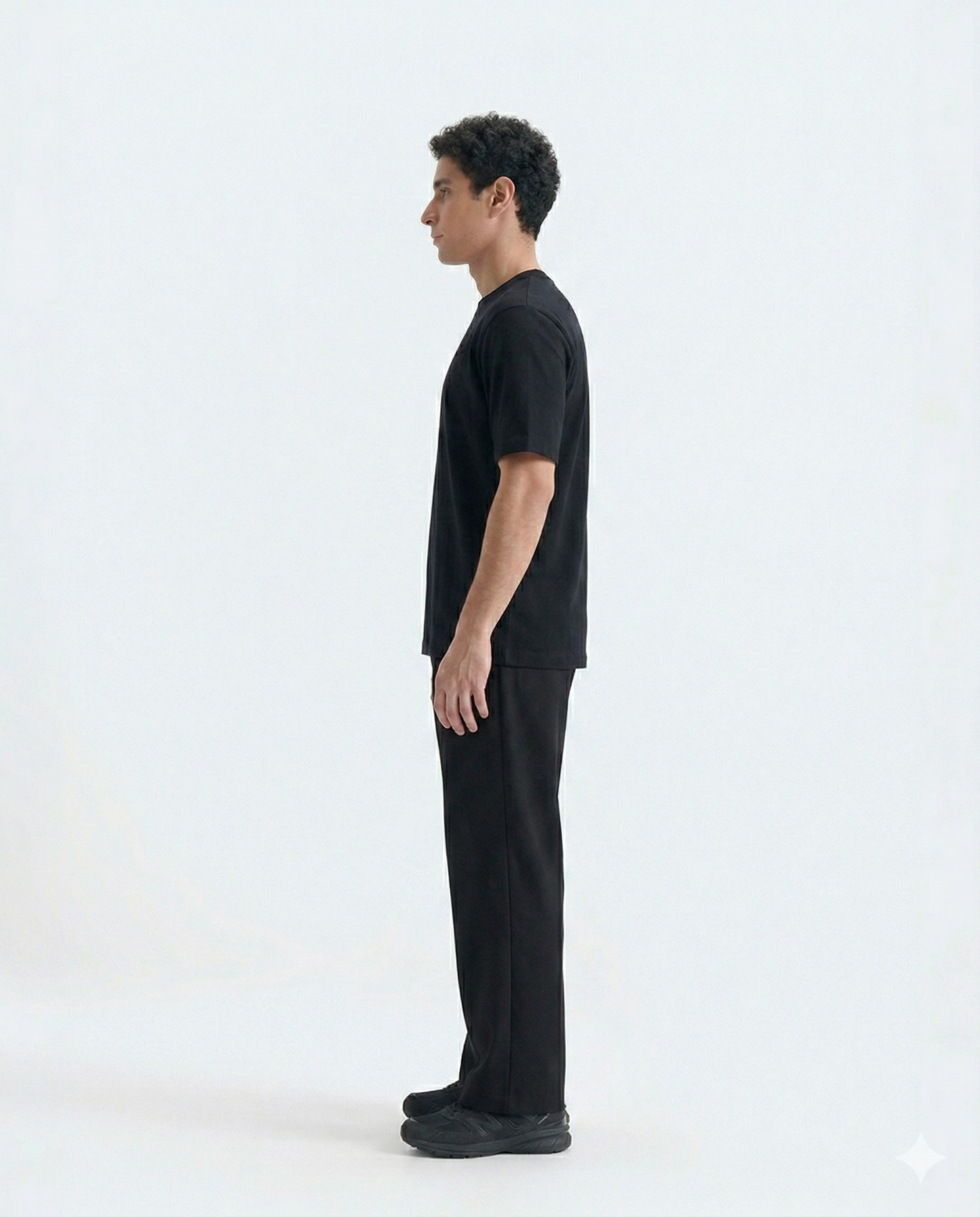 Crew Neck Tee - Black