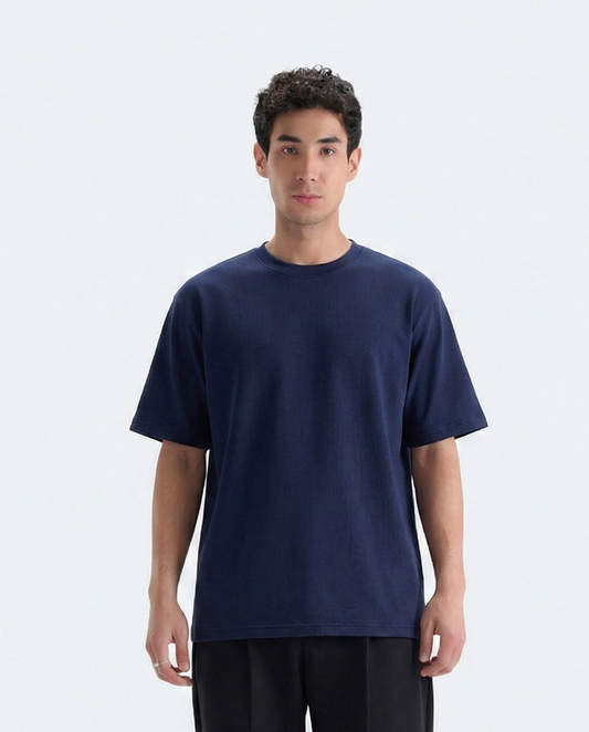 Crew Neck Tee - Navy