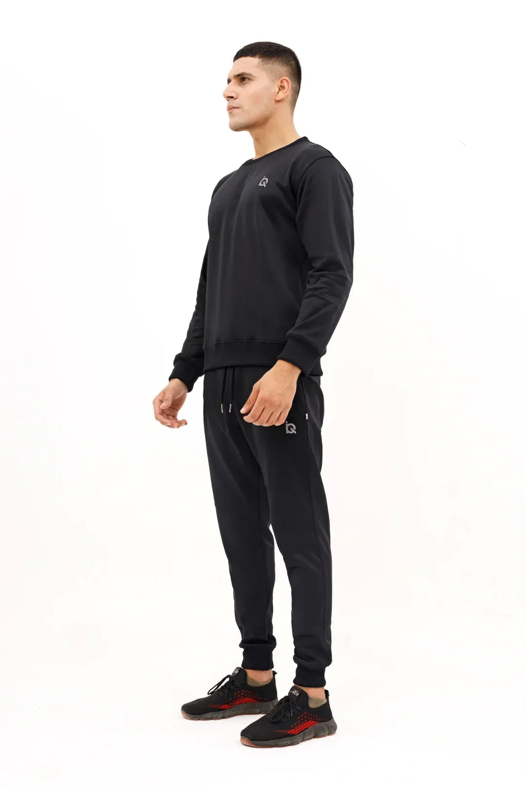 Black IQ Sweatshirt Tracksuit