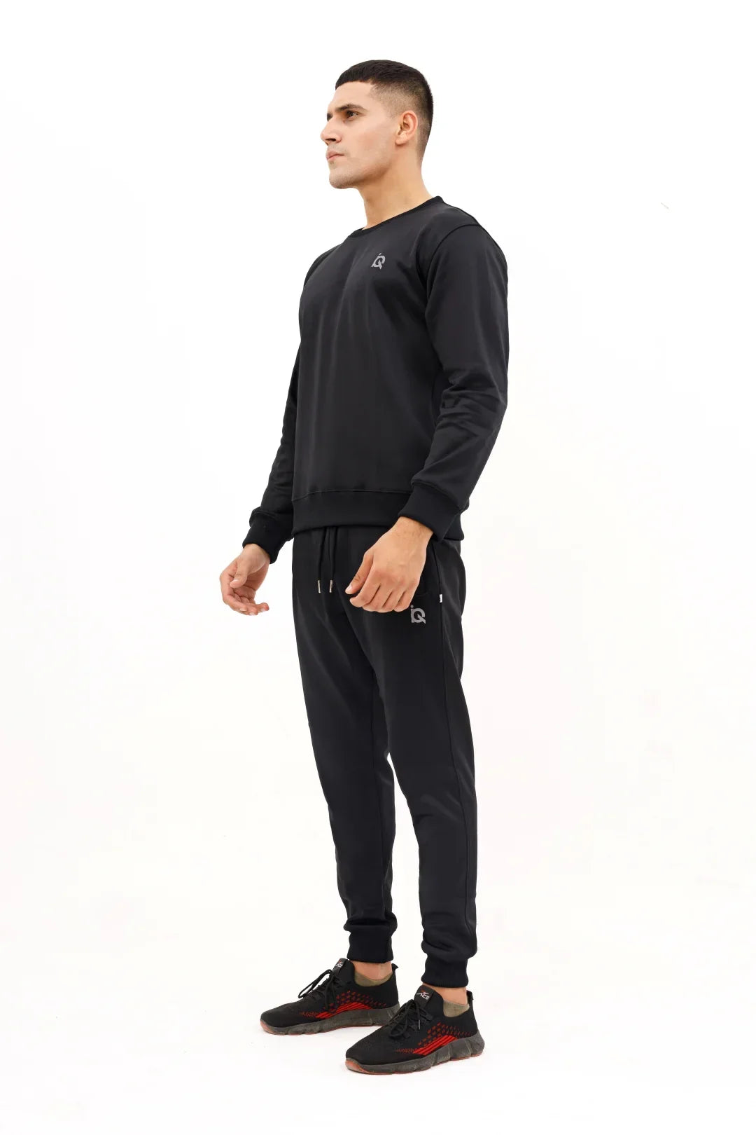 Black IQ Sweatshirt Tracksuit