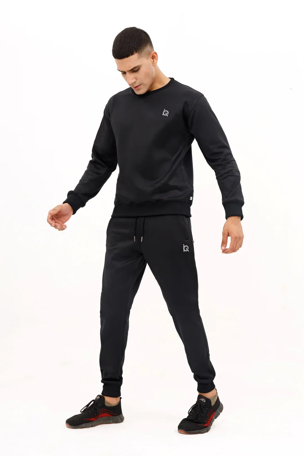 Black IQ Sweatshirt Tracksuit