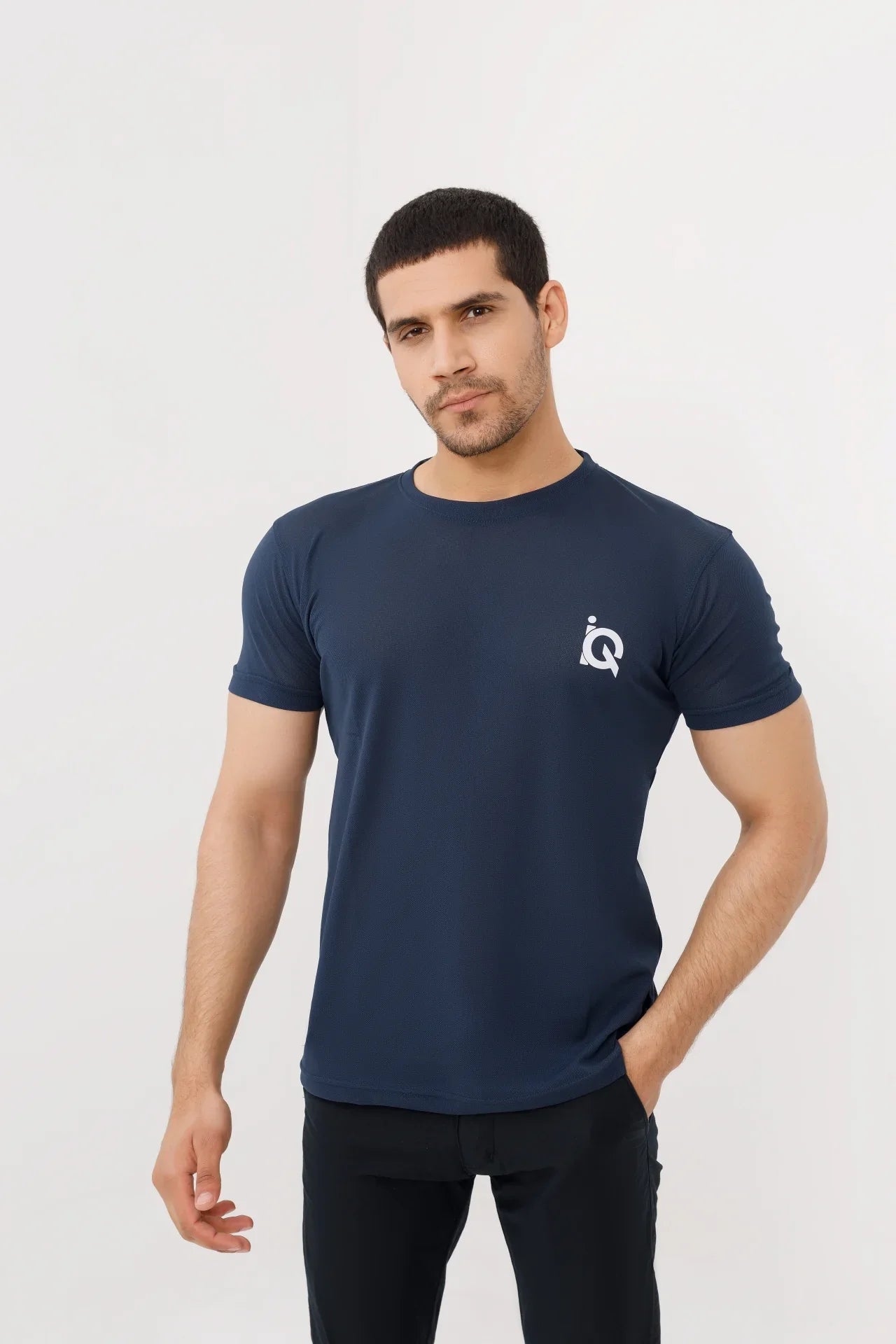 Deep Navy Mesh Fusion Tee