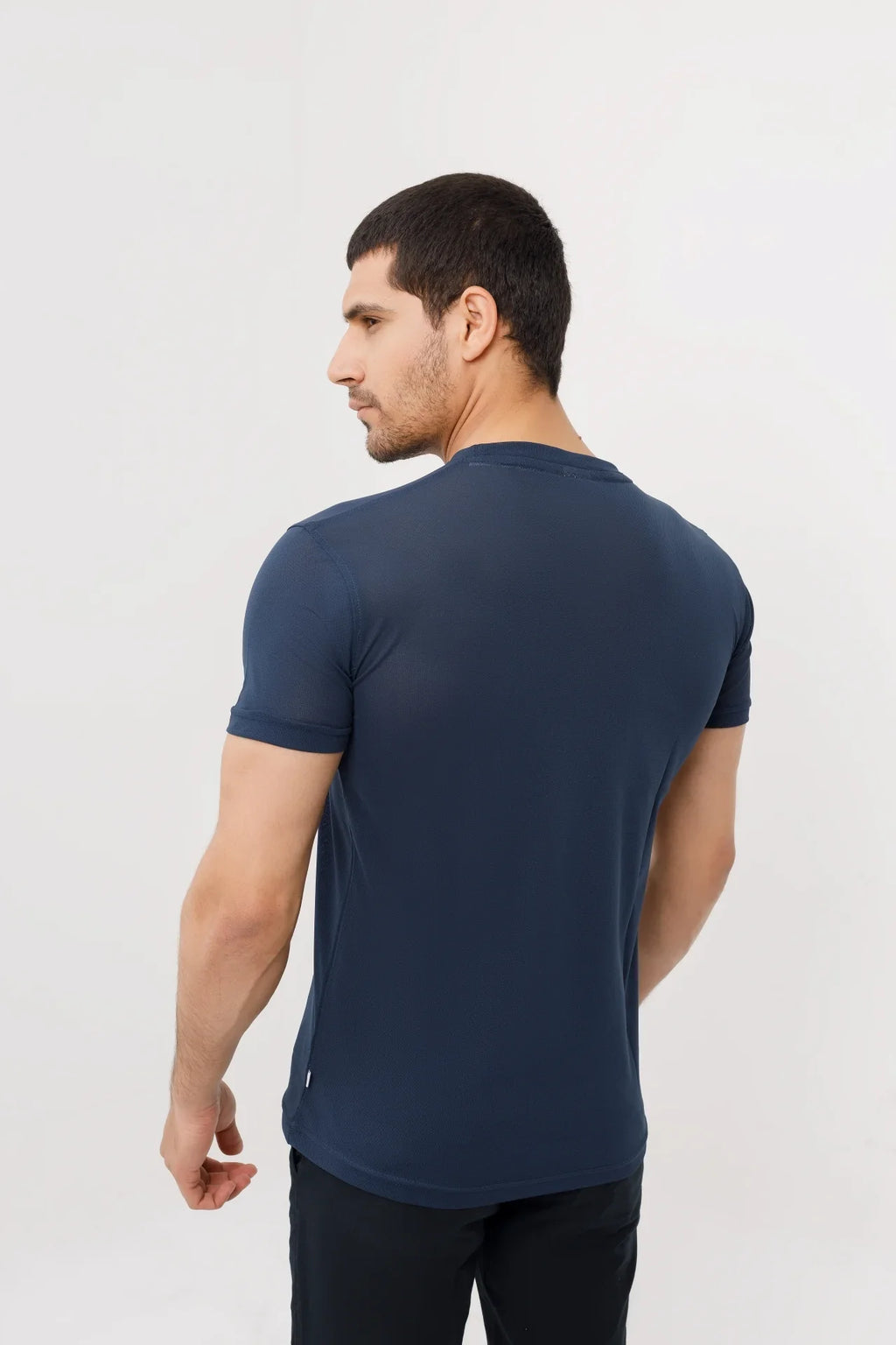 Deep Navy Mesh Fusion Tee