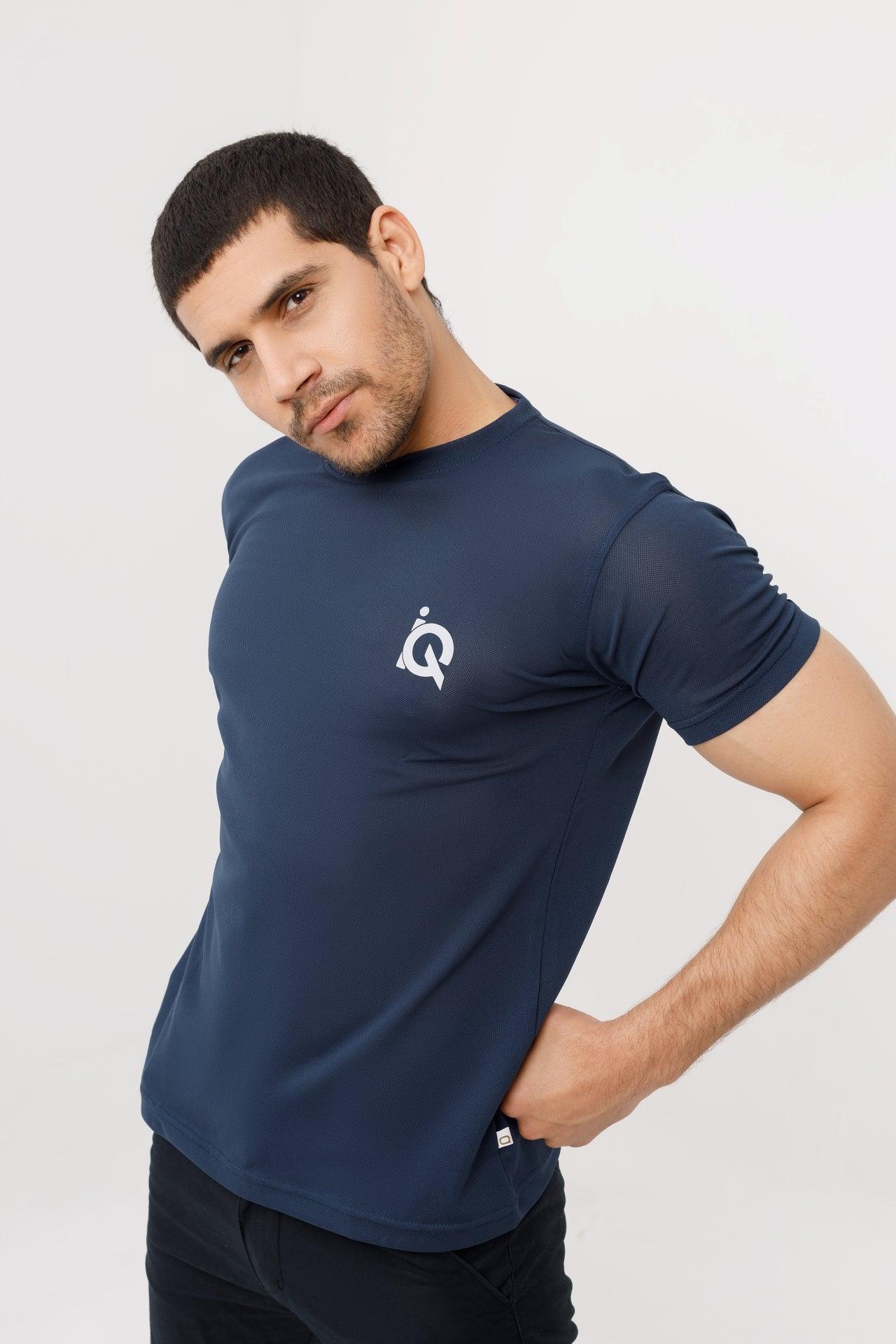 Deep Navy Mesh Fusion Tee