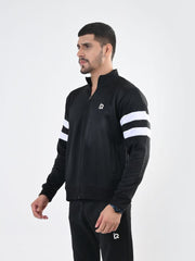 Contrast Band Zipper
