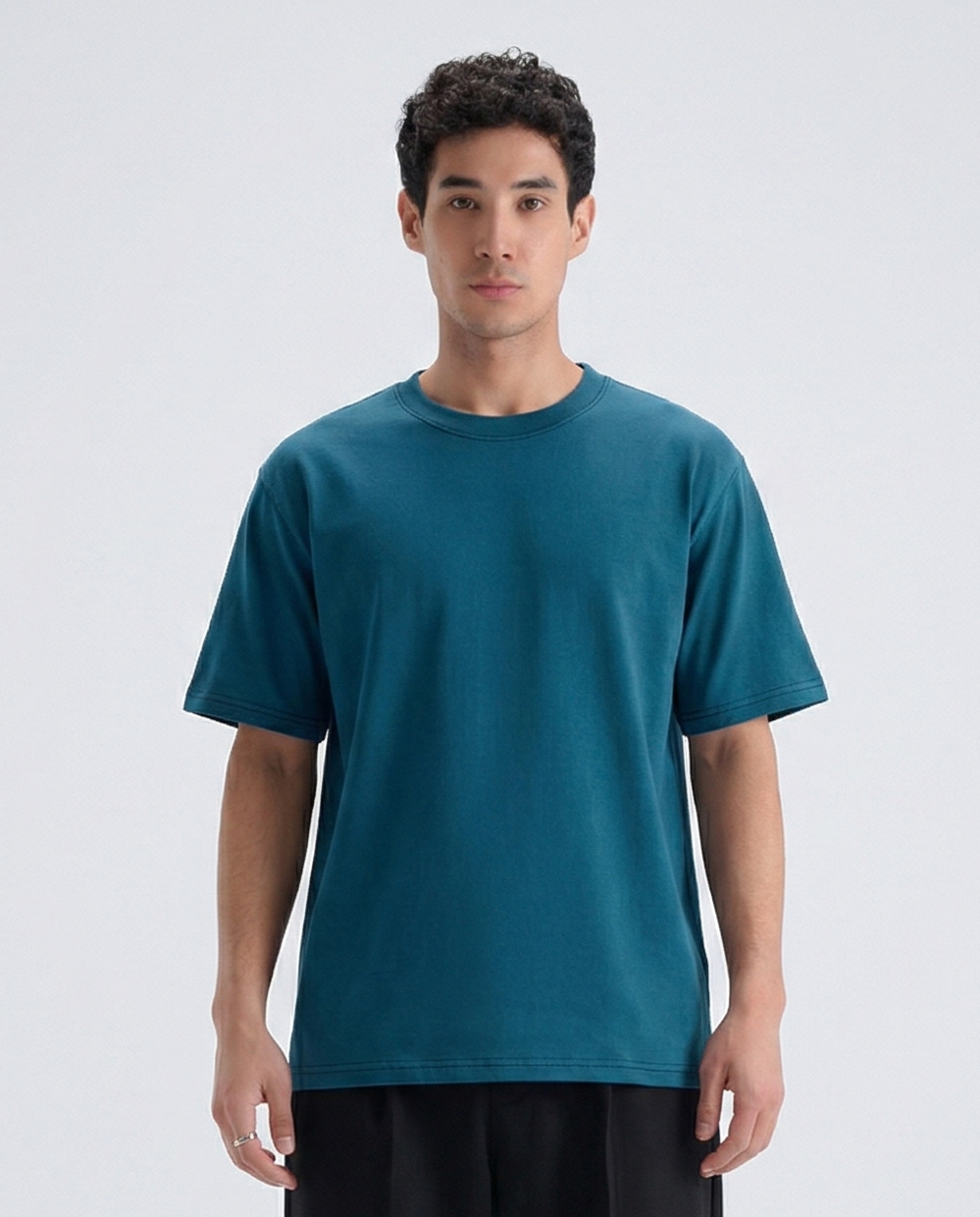 Crew Neck Tee - Blue