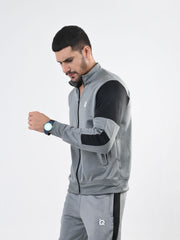 Grey Storm Zipper
