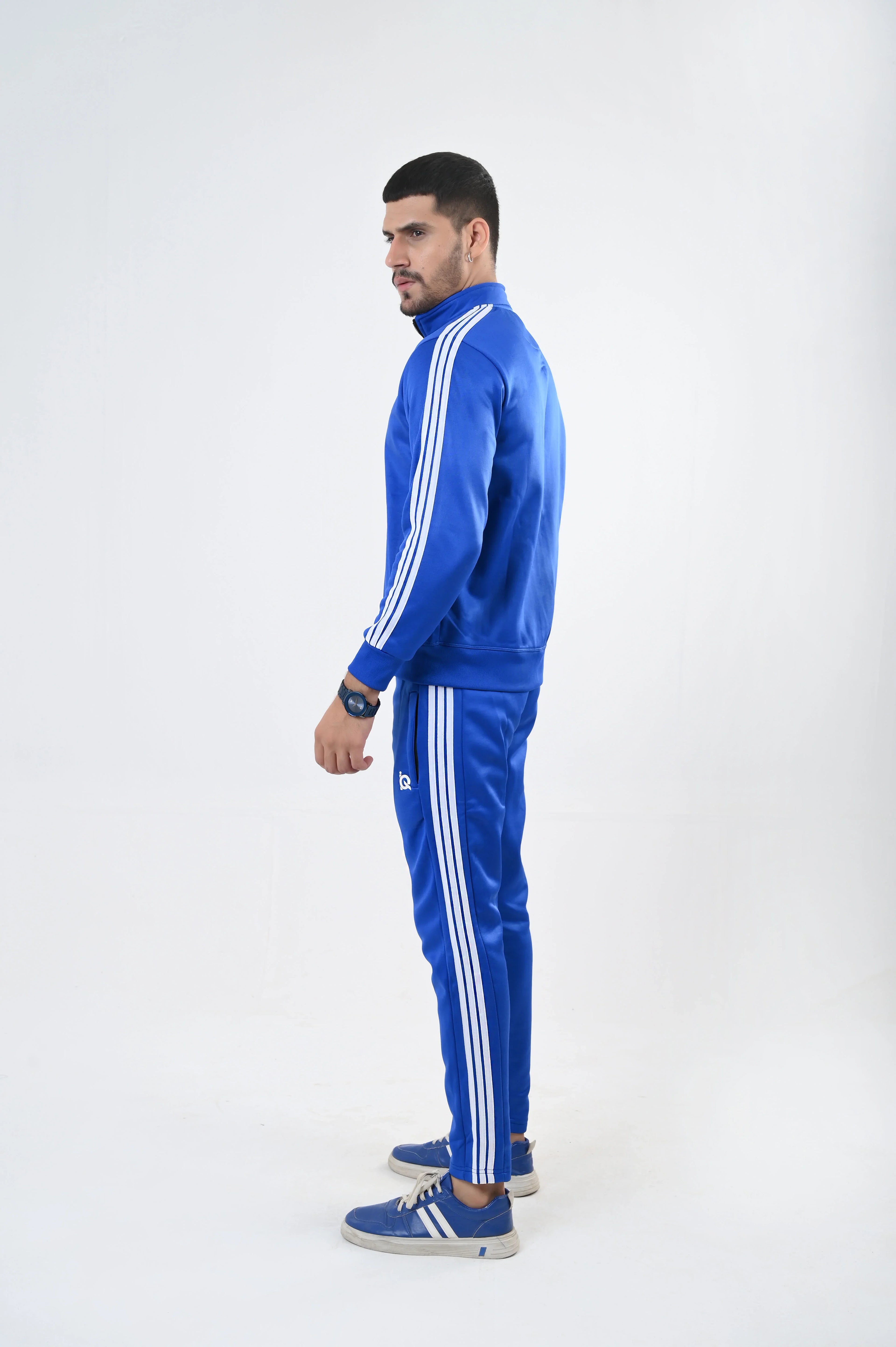 Elite Blue Tri Line Tracksuit