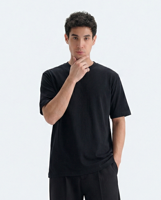 Crew Neck Tee - Black