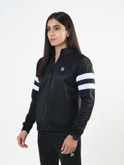 W-Contrast Band Zipper