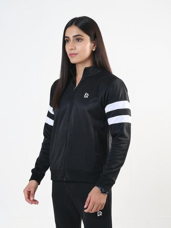 W-Contrast Band Zipper