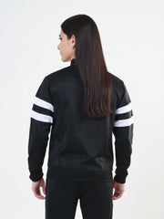 W-Contrast Band Zipper