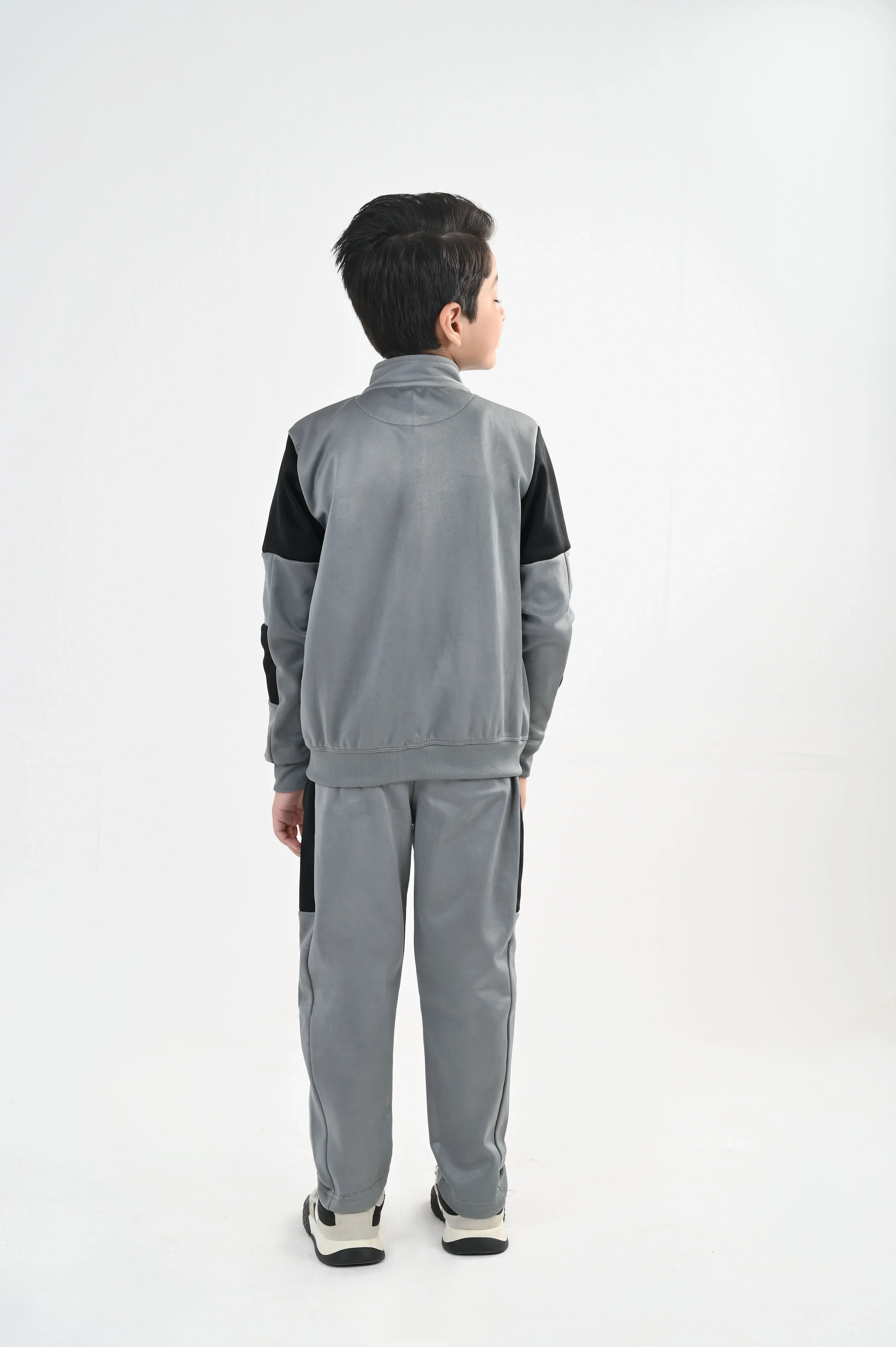 Grey Storm Tracksuit-Unisex Kids