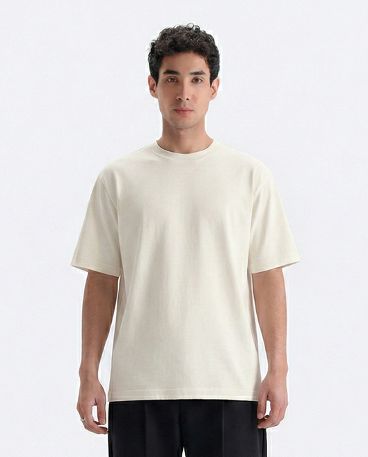 Crew Neck Tee - Off White