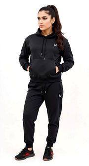 W-Black Hoodie Tracksuit – Saeed Ajmal’s Choice