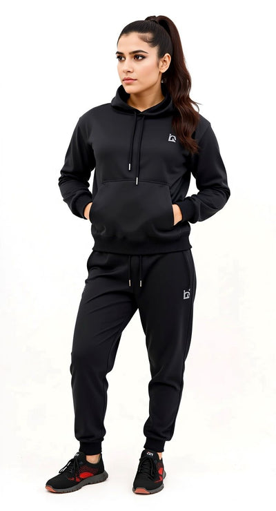 W-Black Hoodie Tracksuit – Saeed Ajmal’s Choice