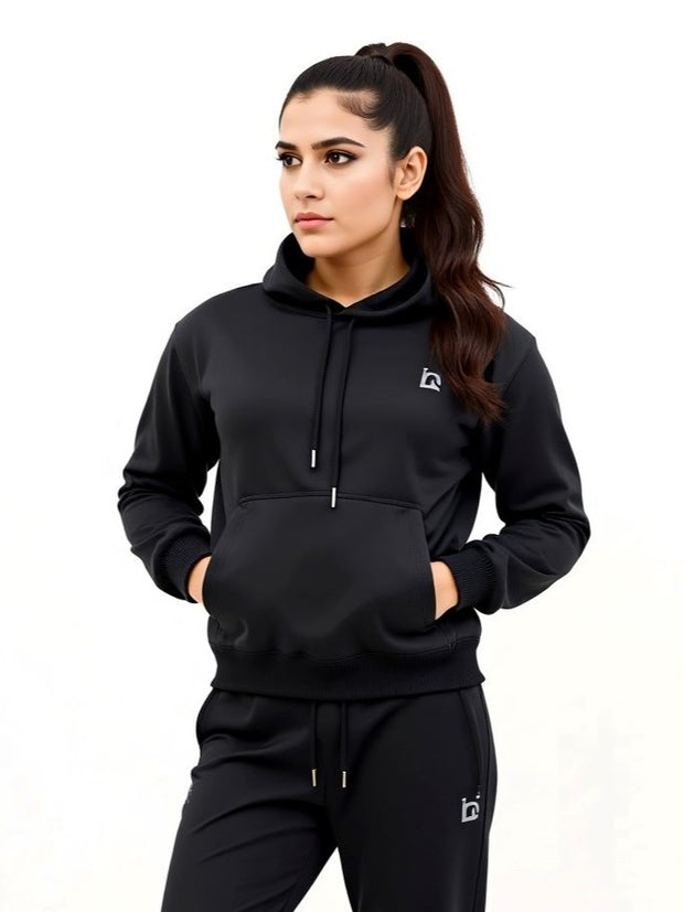 W-Black Hoodie – Saeed Ajmal’s Choice