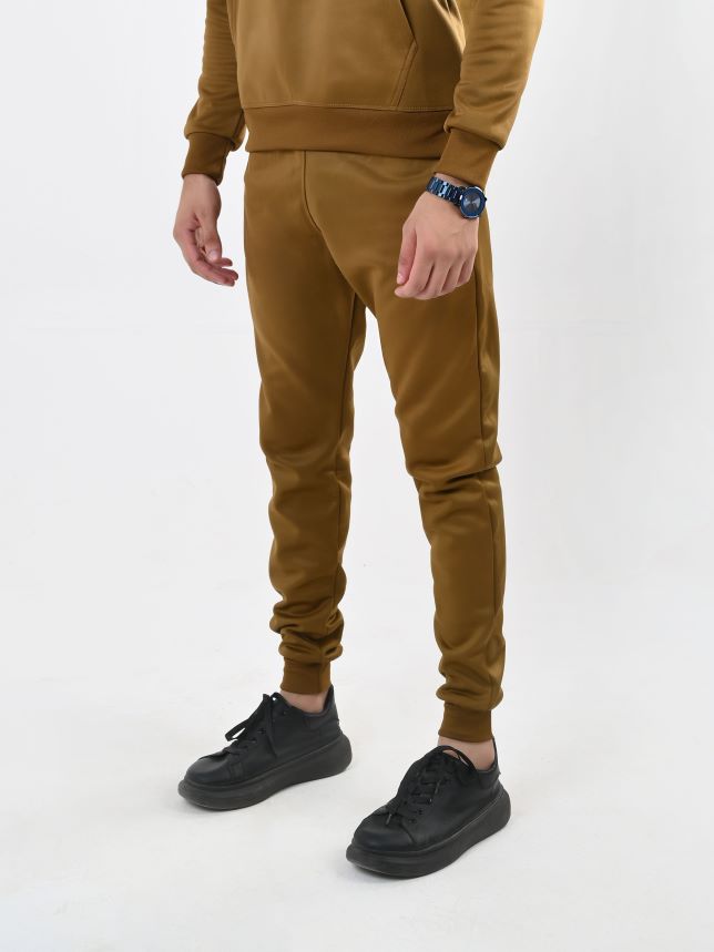 Mustard brown Rib Trouser