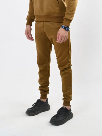 Mustard brown Rib Trouser