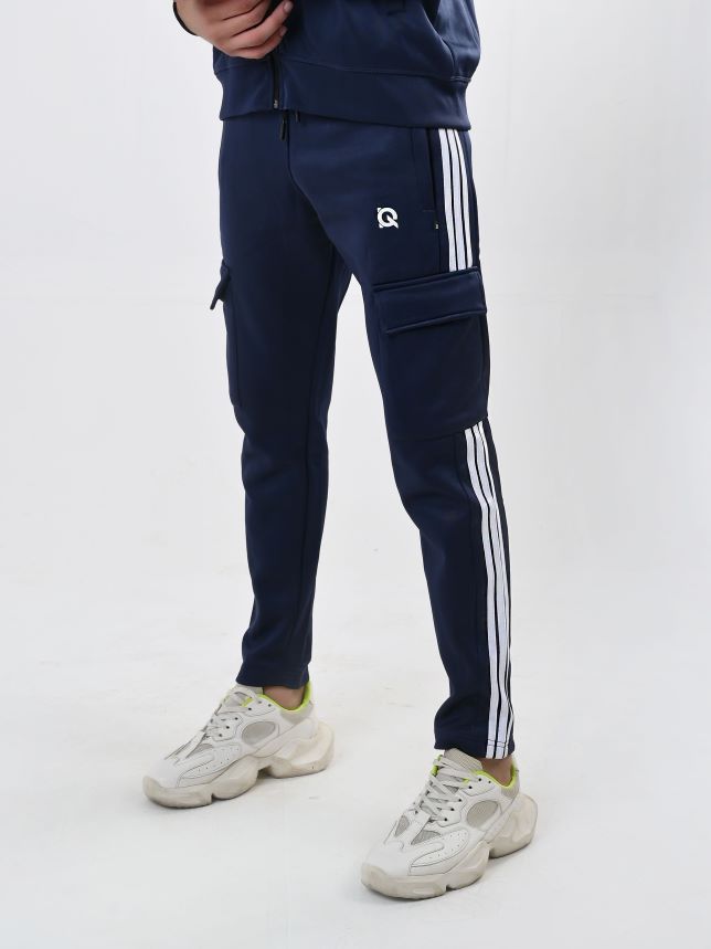 Navy Streak Trouser