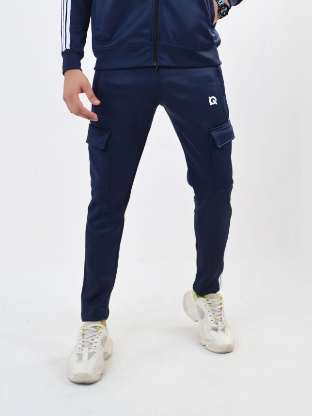Navy Streak Trouser