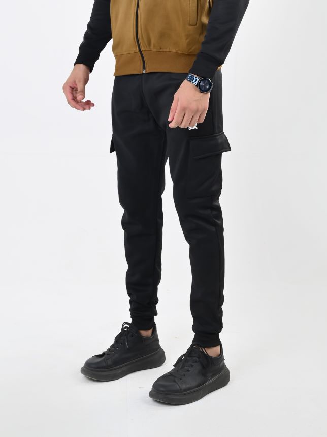 Black Cargo Trouser