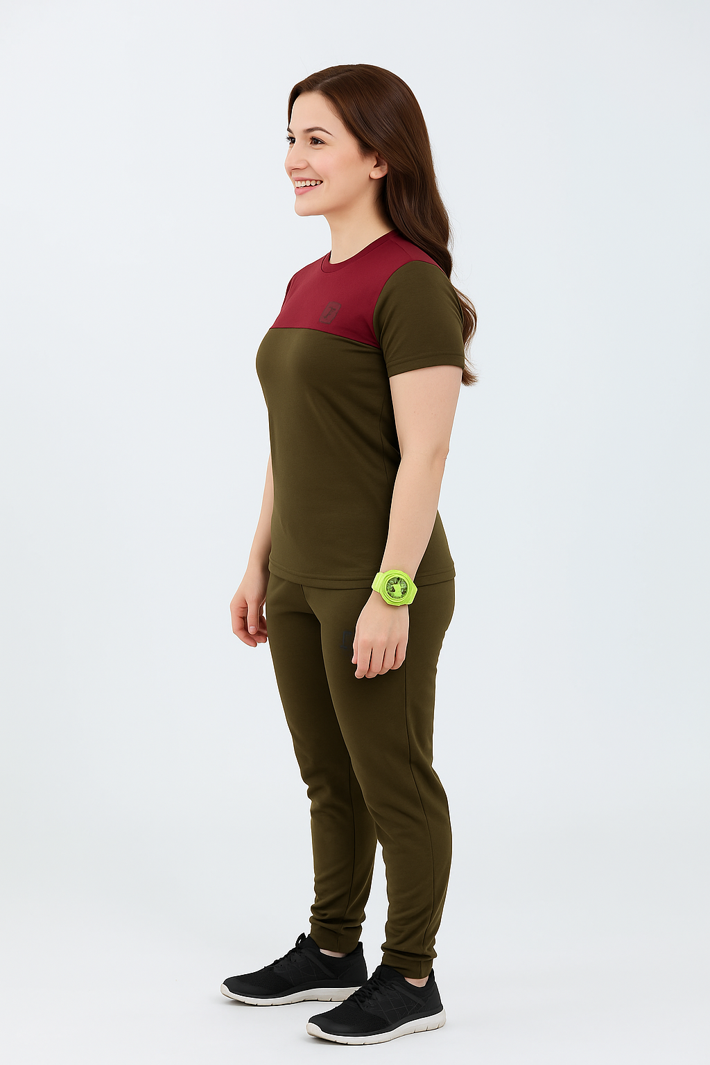 W-Charcoal Berry Twinset