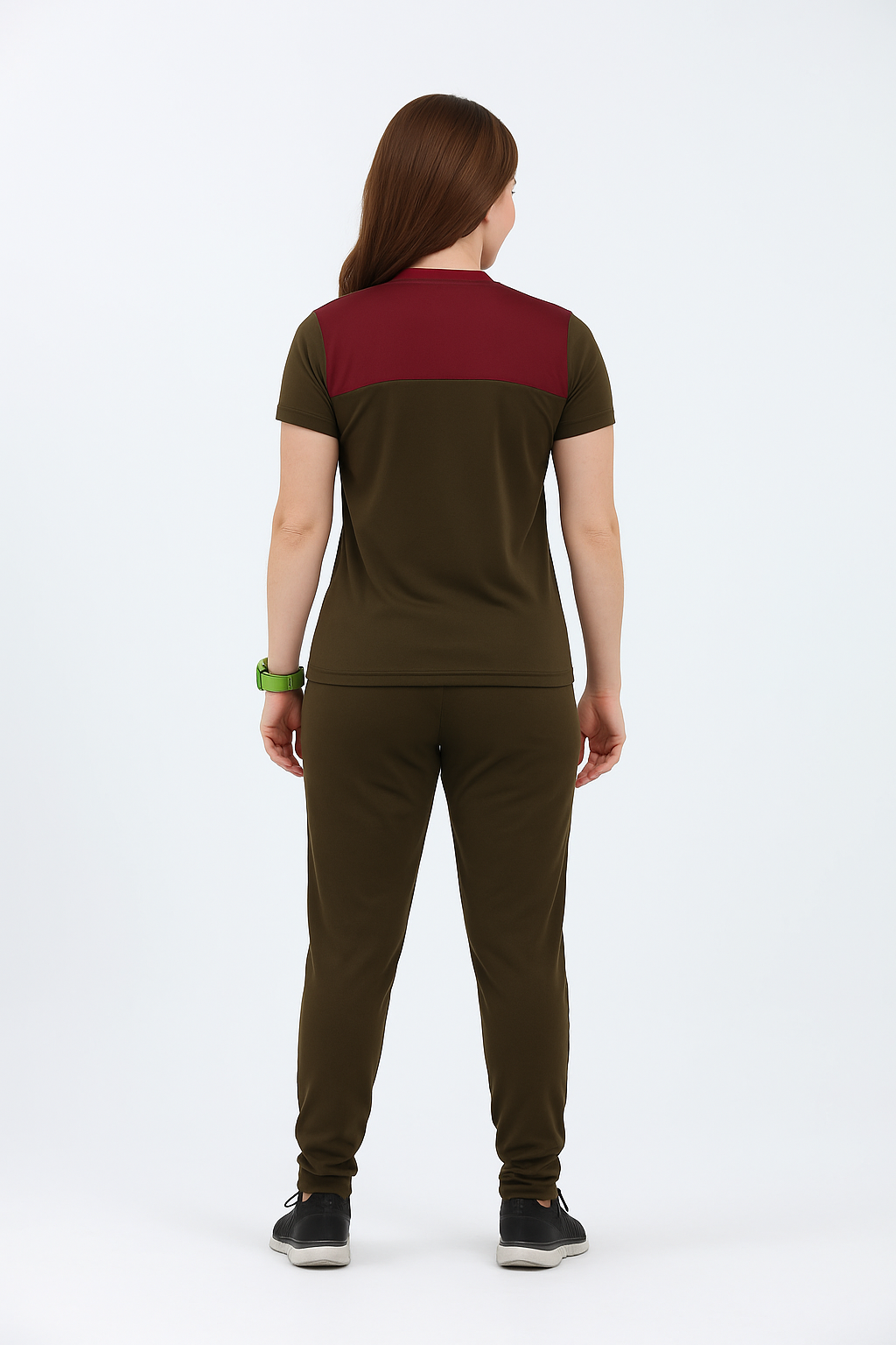 W-Charcoal Berry Twinset