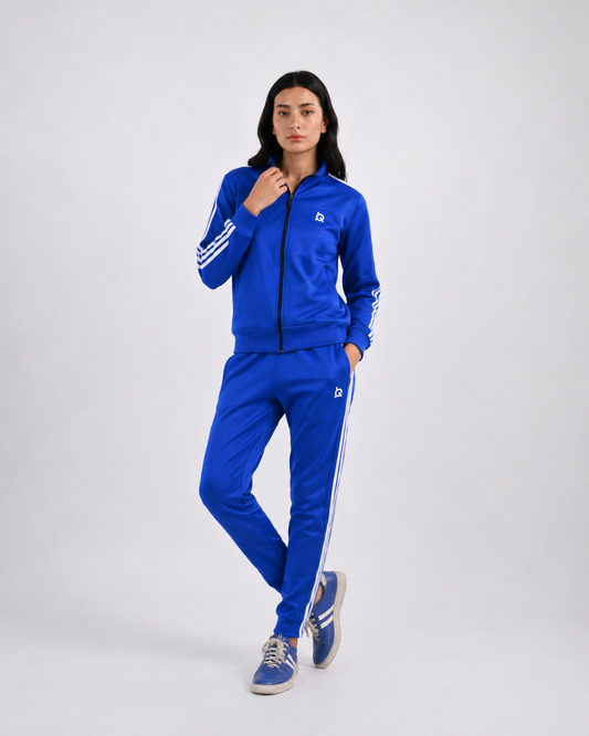W-Elite Blue Tri Line Tracksuit