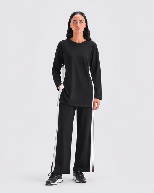 Longline Oversized Set - Black