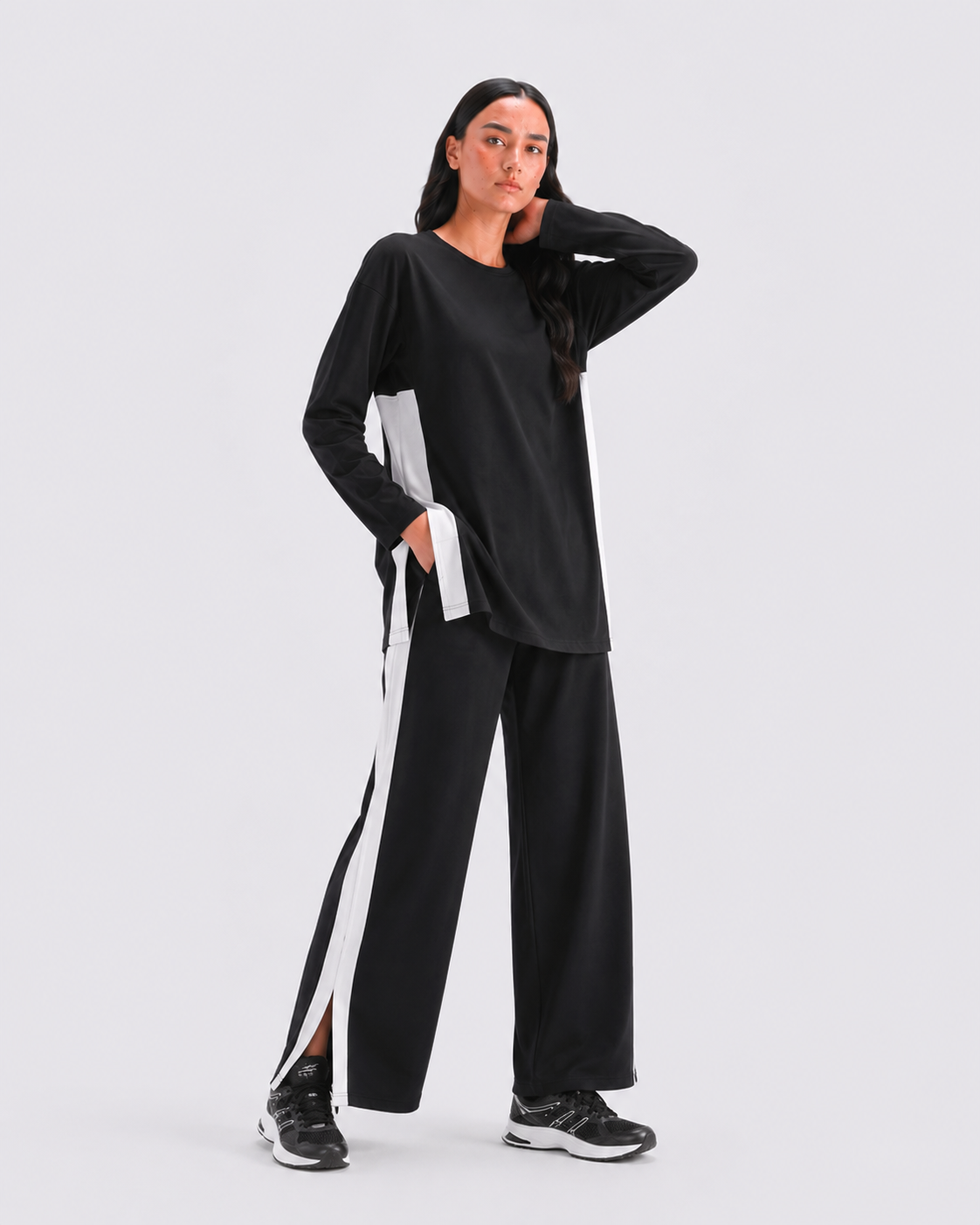 Longline Oversized Set - Black