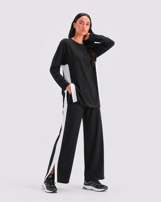 Longline Oversized Set - Black
