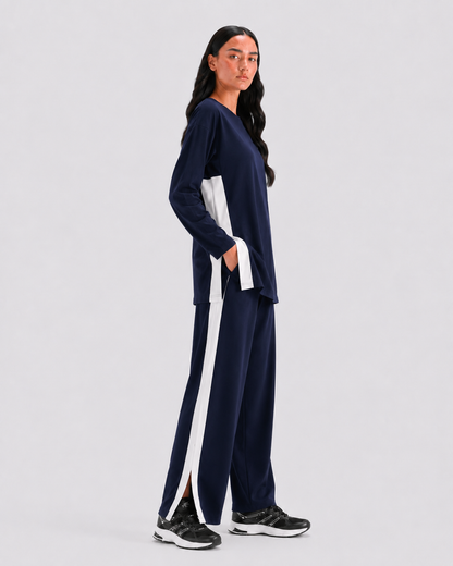 Longline Oversized Set - Navy