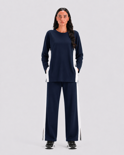 Longline Oversized Set - Navy