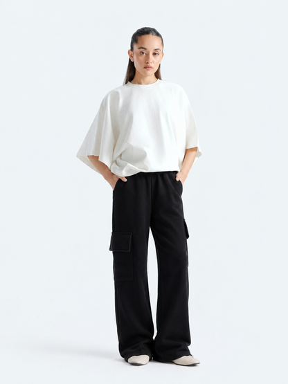 Utility Fleece Trouser - Black