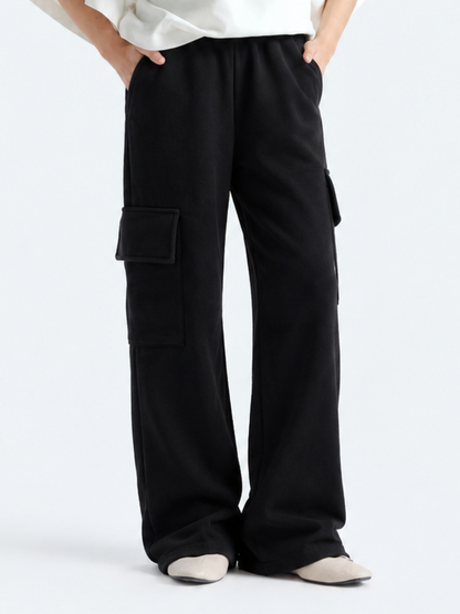 Utility Fleece Trouser - Black