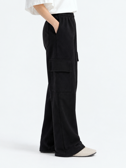 Utility Fleece Trouser - Black