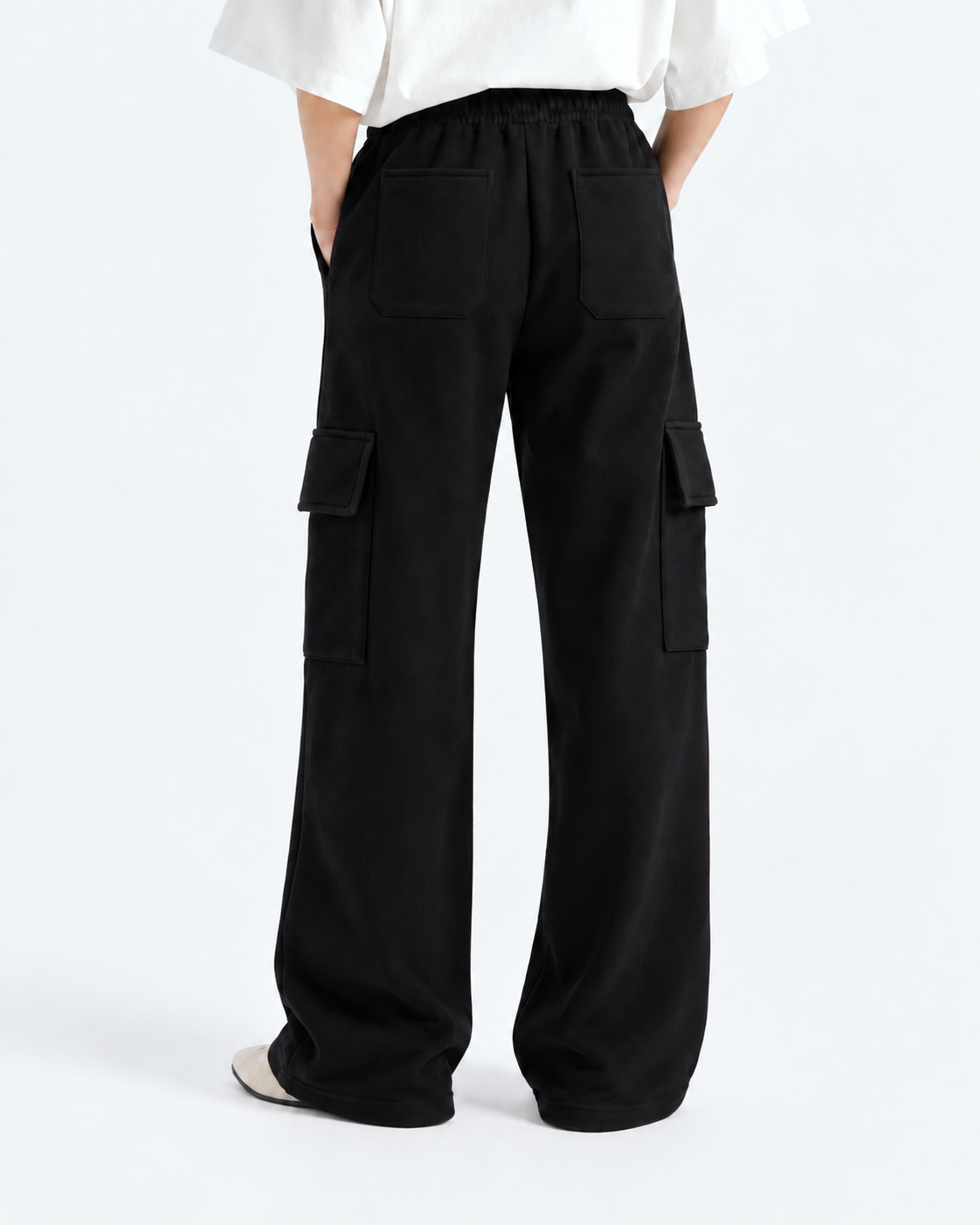 Utility Fleece Trouser - Black