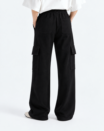 Utility Fleece Trouser - Black