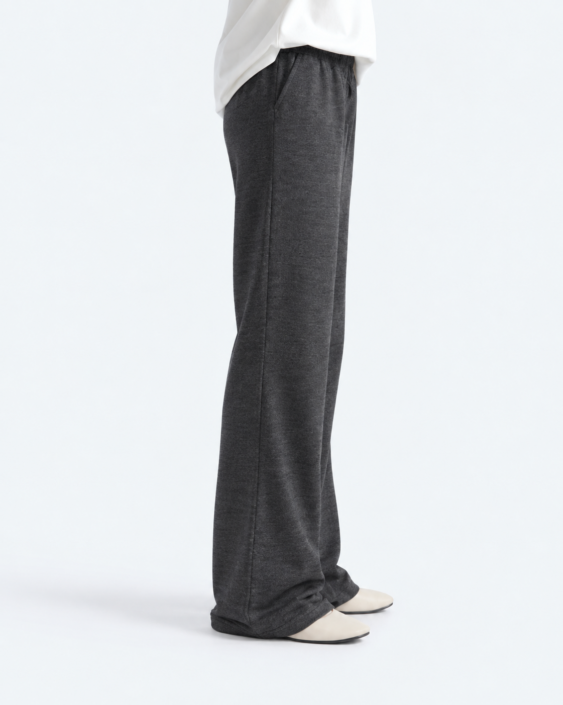 Bootcut Fleece Trouser - Charcoal Grey