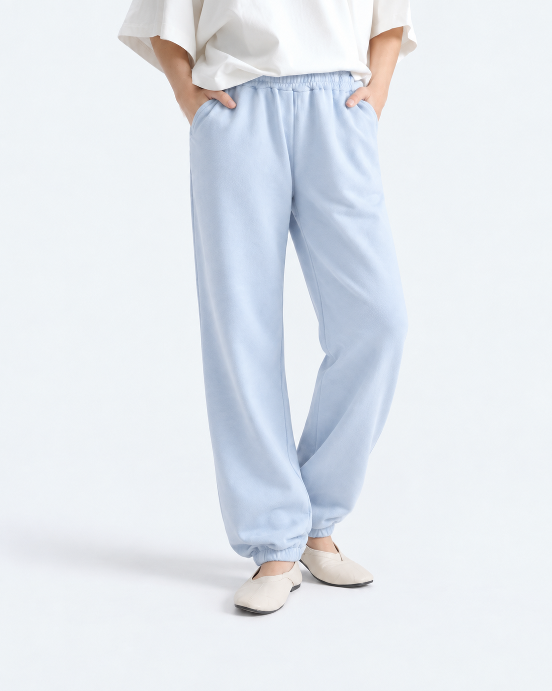 Relaxed Fleece Jogger - Powder Blue