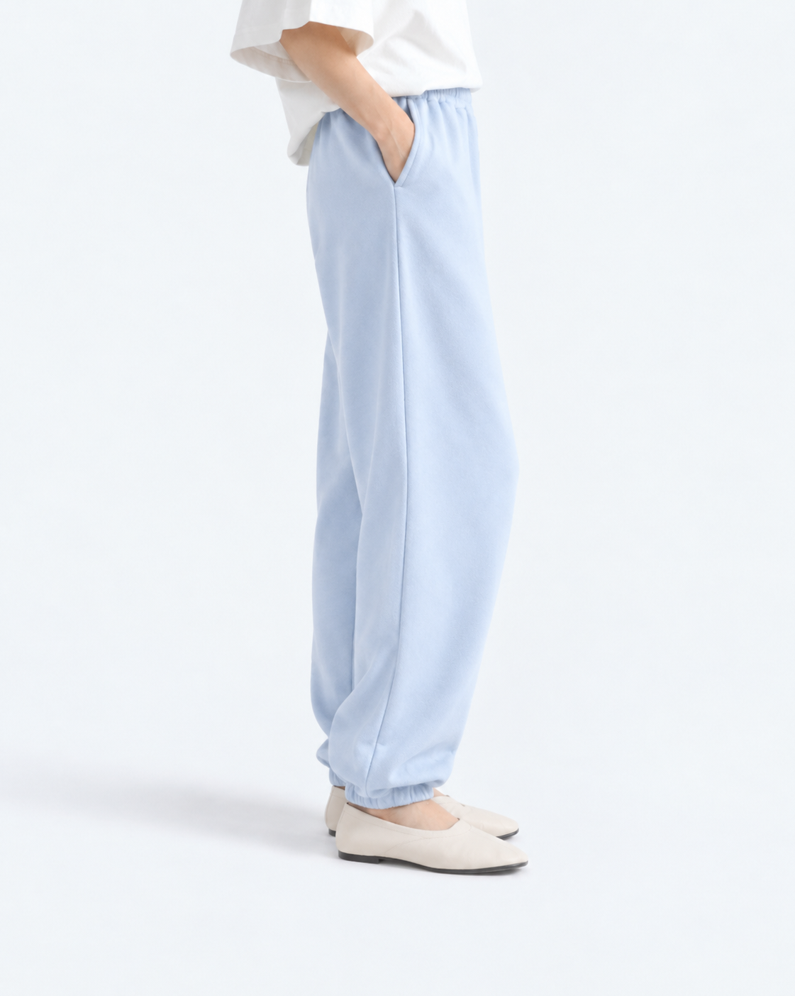 Relaxed Fleece Jogger - Powder Blue