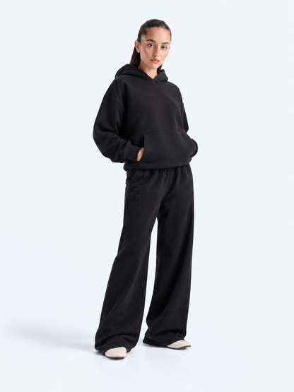 Oversized Boxy Tracksuit - Black