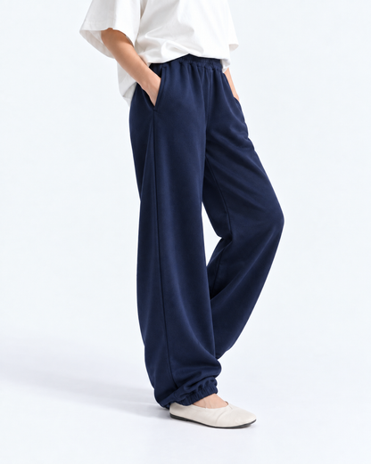Relaxed Fleece Jogger - Navy