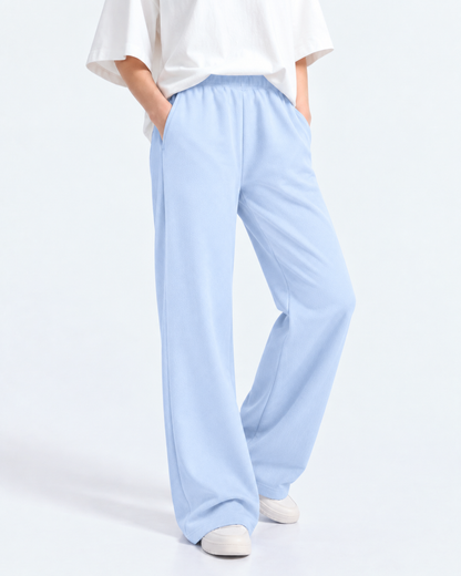 Bootcut Fleece Trouser - Powder Blue
