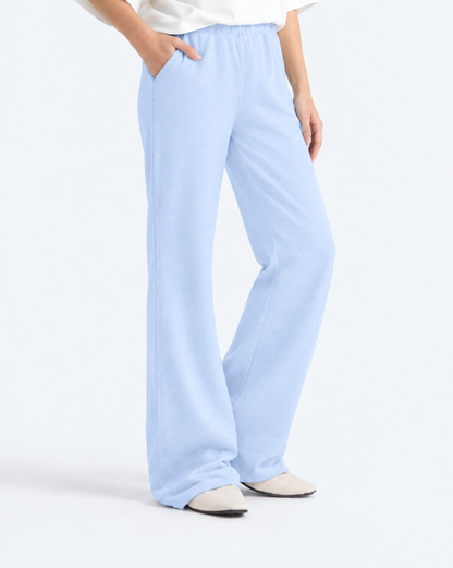 Bootcut Fleece Trouser - Powder Blue